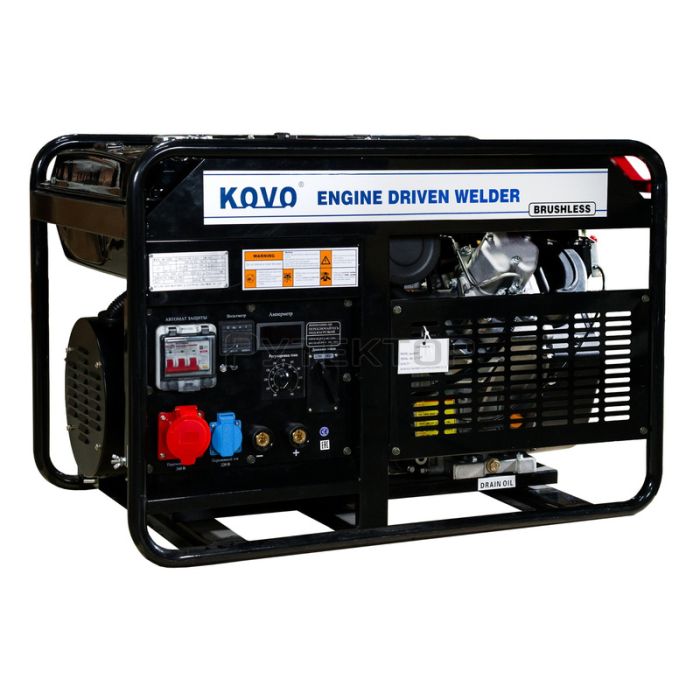 Дизельный однопостовой сварочный генератор KOVO EW320G-D